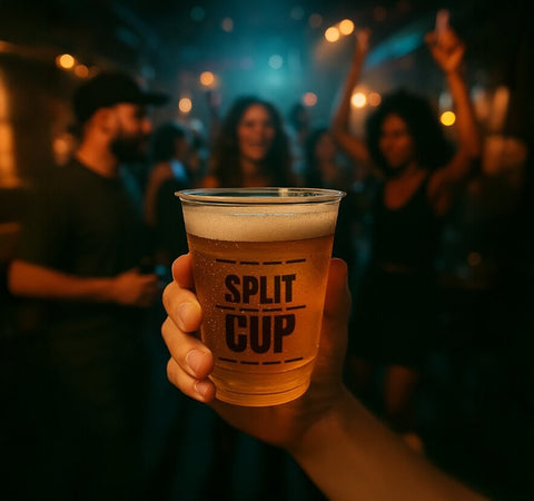 SPLIT CUP PARTY AT TAILGATE PARTY. CITY, NJ